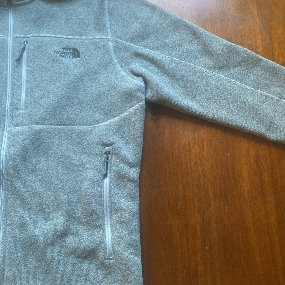 The North Face Gray Zip Up Sweater - Picture 4 of 12